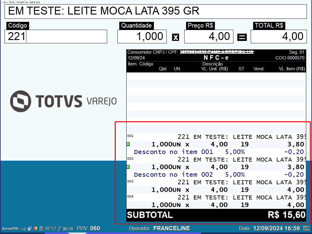 Imagem 16 - Tela de Registro