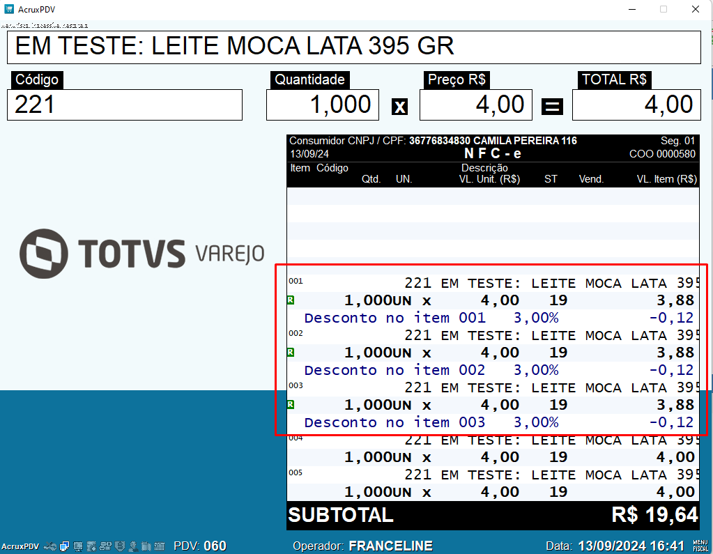 Imagem 15 - Tela de Registro